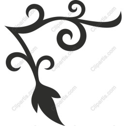 Elegant Swirl Ornament