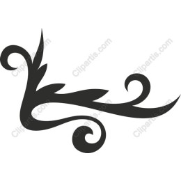 Elegant Swirling Floral