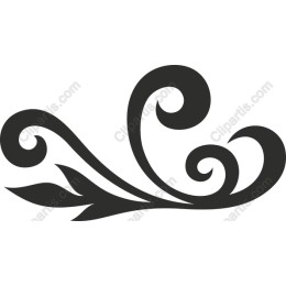 Elegant Floral Swirl