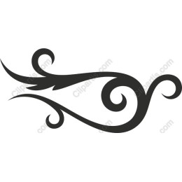 Elegant Ornate Swirl Clipart