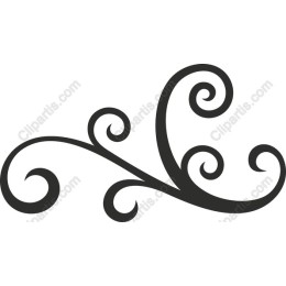 Elegant Swirl Ornament