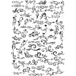 Floral Swirls Set