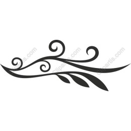 Elegant Floral Swirl