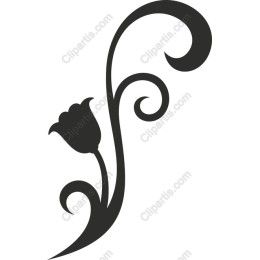 Elegant Floral Swirl