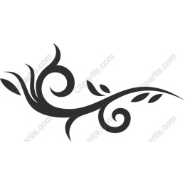 Elegant Floral Swirl