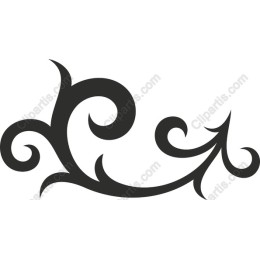 Elegant Swirling Floral