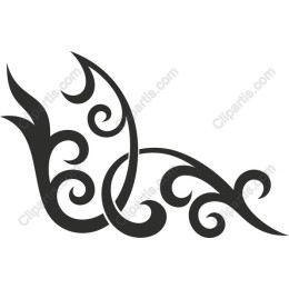 Elegant Swirl Ornament