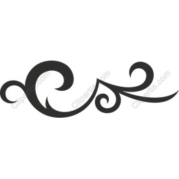 Elegant Swirling Ornamental Flourish