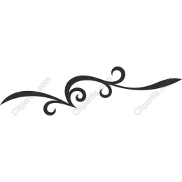 Elegant Black Flourish and