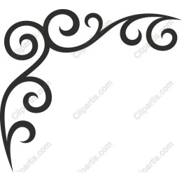 Elegant Swirling Corner