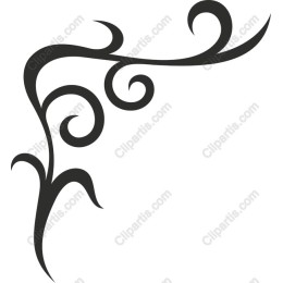 Elegant Swirling Vine