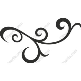 Elegant Swirl Ornament