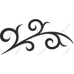 Elegant Flourish Swirl