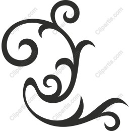 Elegant Swirl Decorative