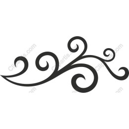Elegant Swirl Decorative