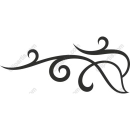 Elegant Swirl Ornament