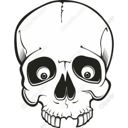 Playful Cartoon Skull