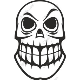 Edgy Stylized Skull