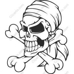 Pirate Skull and Crossbones