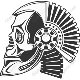 Spartan Helmet Skull