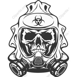 Biohazard Skull Mask