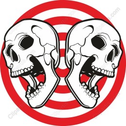 Edgy Twin Skull