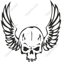 Winged Skull