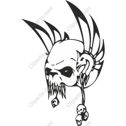 Rebellious Skull Art