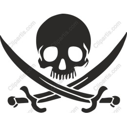 Pirate Skull and Crossbones