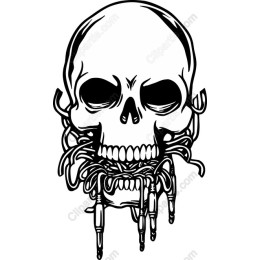 Bold Edgy Skull