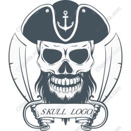 Pirate Skull Logo