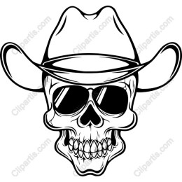 Cowboy Skull - Edgy Cowboy