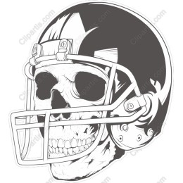 Skull Football Helmet