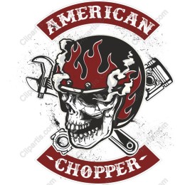 American Chopper Skull