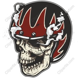 Vintage Skull Helmet