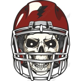 Fierce Skull Football Helmet