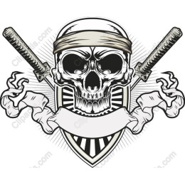 Pirate Skull and Swords