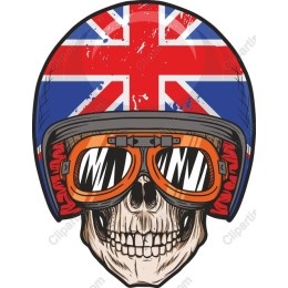 British Skull Helmet