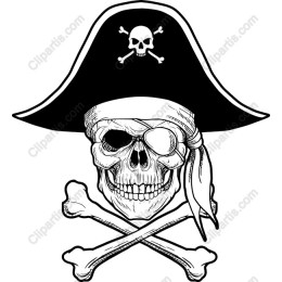 Pirate Skull and Crossbones