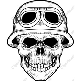 Military Skull Helmet