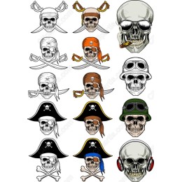 Skull and Crossbones Set