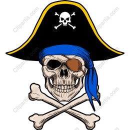 Pirate Skull with Crossbones