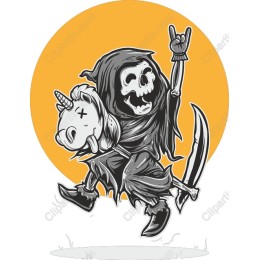 Grim Reaper Unicorn