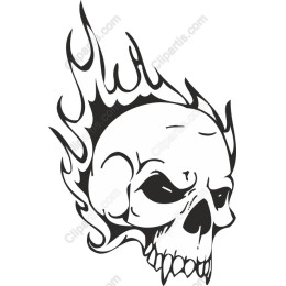 Flame Skull