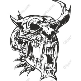 Menacing Skull - Edgy Creative Use
