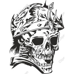Skull with Crown