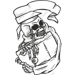 Graduation Skull