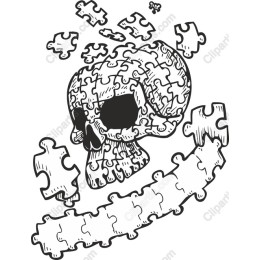 Puzzle Skull