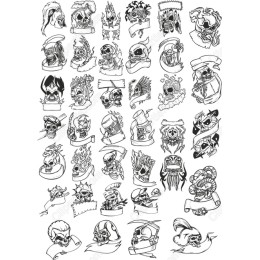 Skull Clipart Bundle