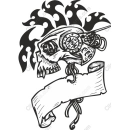 Gothic Mechanical Skull